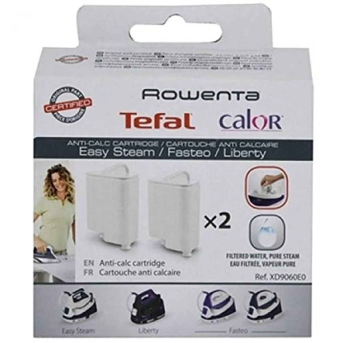 Rowenta Cartouches Anti Calcaire x2 - vue 2