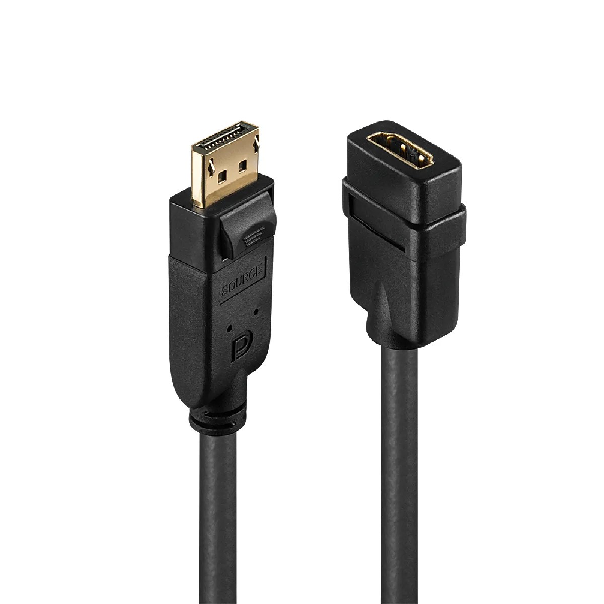 Lindy Noir - Adaptateur Vidéo - Displayport Mâle Pour Hdmi Femelle - 0.15 M - Image 3