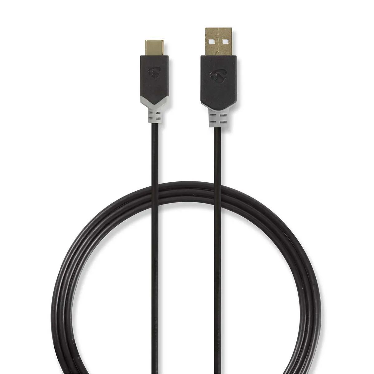 Nedis - Câble USB - USB-C vers USB 2.0 - 1 m - Anthracite - Image 3