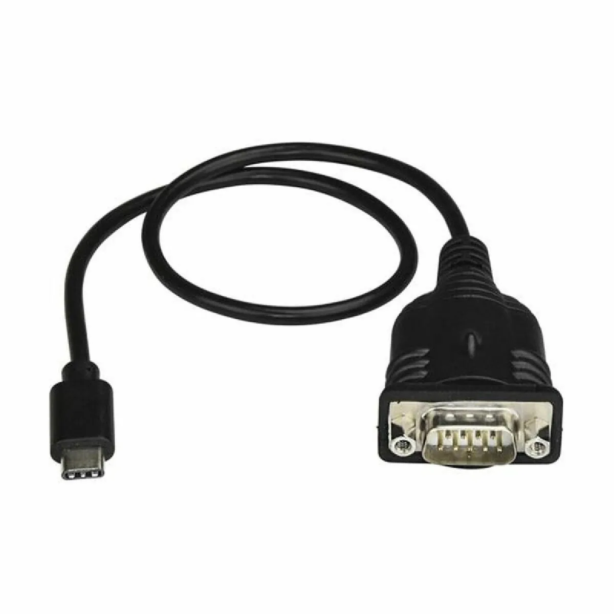 Startech.com Noir Câble Adaptateur Usb-C Vers Db9 (Série Rs232) 40 Cm Pour Scanners, Imprimantes - M/M