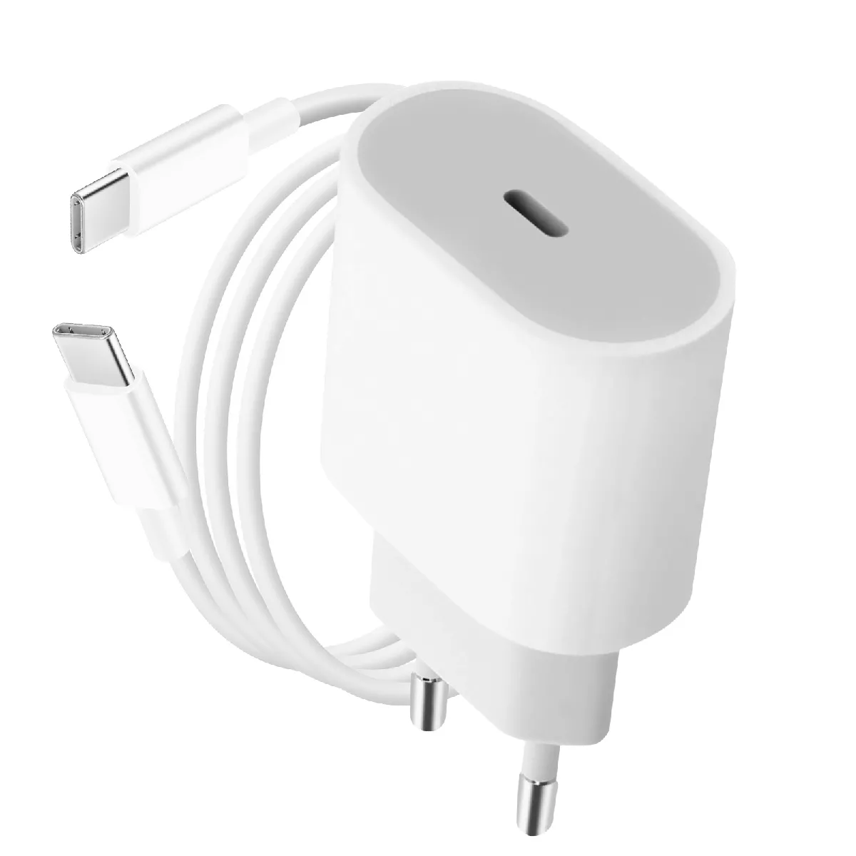 Apple Pack Officiel Chargeur USB C et Câble USB C 1m - vue 1