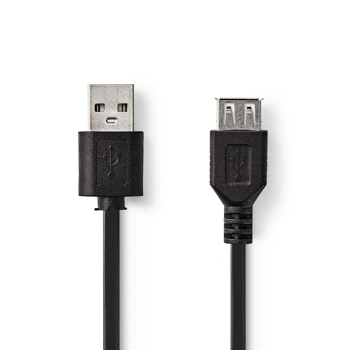Nedis Noir - Rallonge De Câble Usb - Usb (M) Pour Usb (F) - Usb 2.0 - 2 M - Rond - Image 3