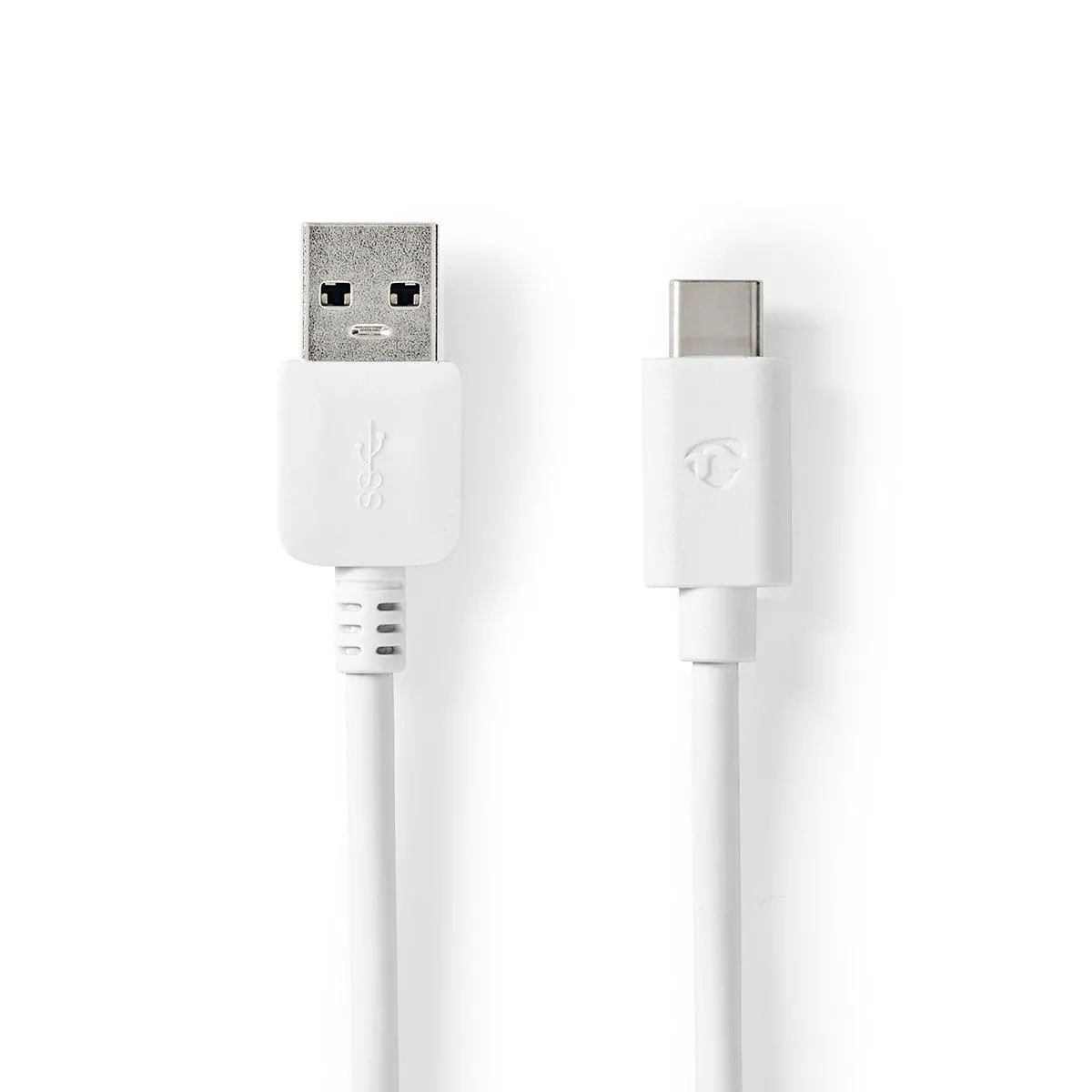 Nedis Blanc - Câble Usb - 24 Pin Usb-C (M) Pour Usb Type A (M) - Usb 3.1 Gen 2 - 20 V - 5 A - 1 M - Rond, Alimentation Usb (5A, 100 W) - Image 3