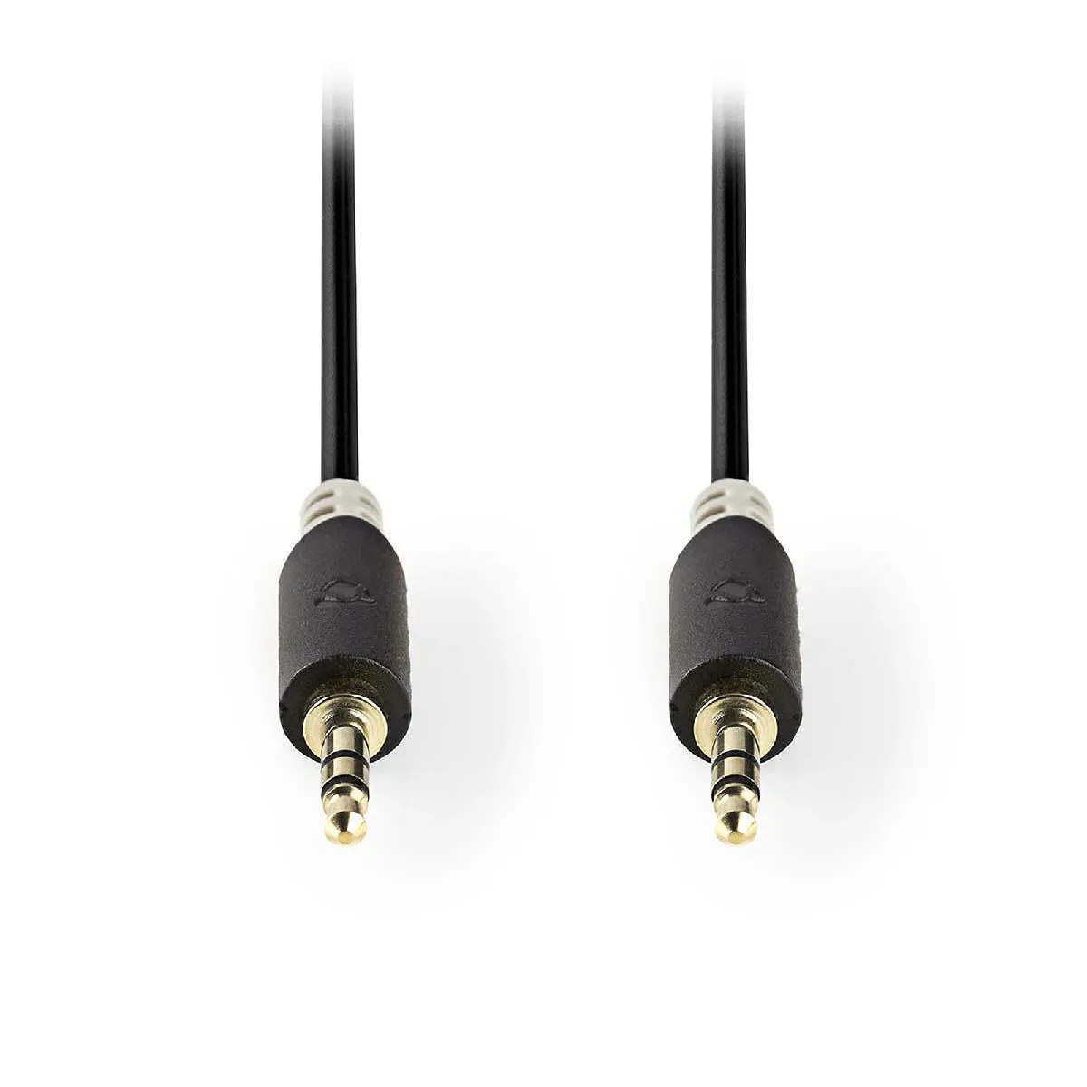 Nedis Anthracite Cabw22000at20 Câble Audio 2 M 3,5Mm - Neuf - Image 3
