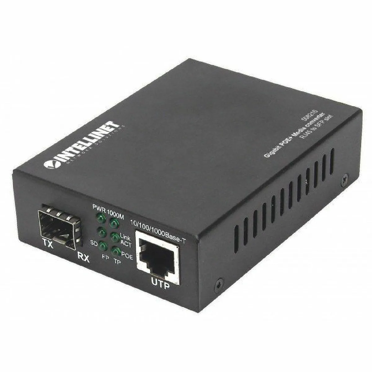 Disney Convertisseur Média Gigabit Poe+ Pour Fibre Optique - 30 W