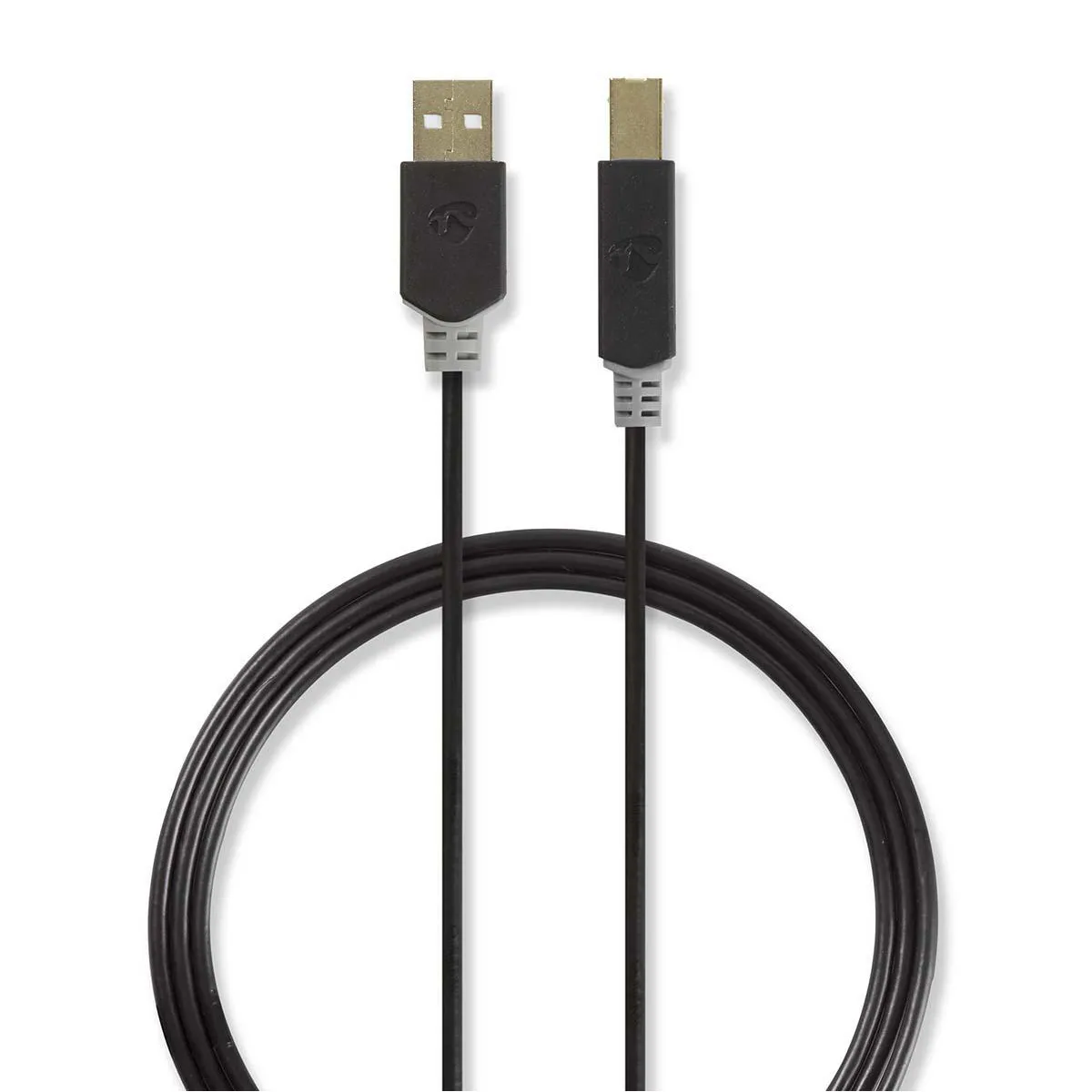 Nedis Câble Usb 2.0 A Mâle Vers B Mâle - 2 M