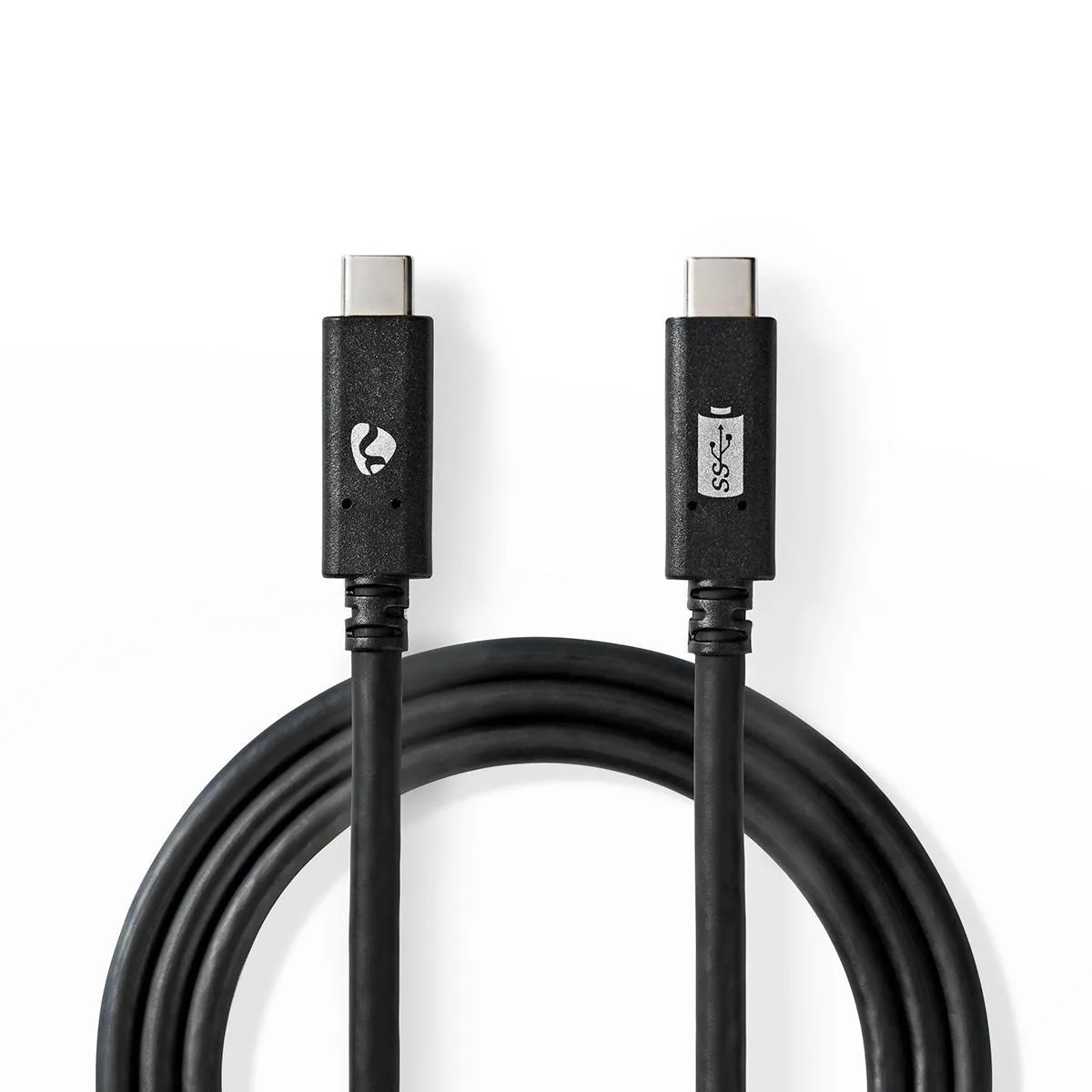 Nedis Noire Câble Usb-C Usb 3.1 Gen2 Mâle/Mâle