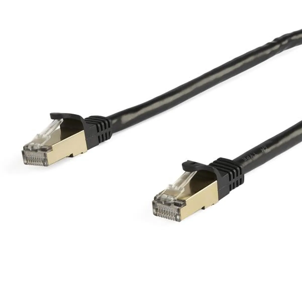Startech.com Doré/Noir Startech Câble Ethernet Cat6a Rj45