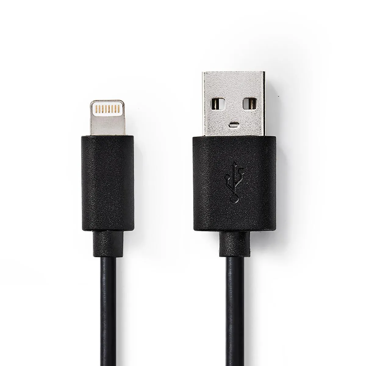 Nedis Noir Câble Lightning Vers Usb-A