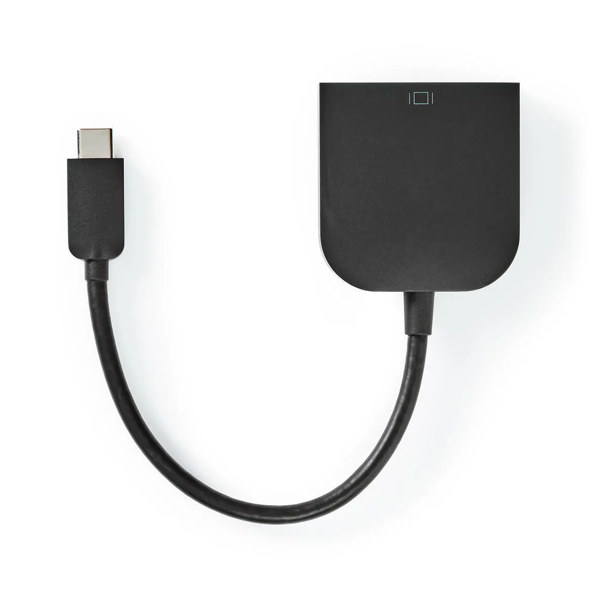 Nedis Noir Usb-C 3.1 Adapter Cable - Câble Usb / Dvi - 24 Pin Usb-C (M) Pour Dvi-D (F) - Usb 3.1 - 20 Cm - Image 2