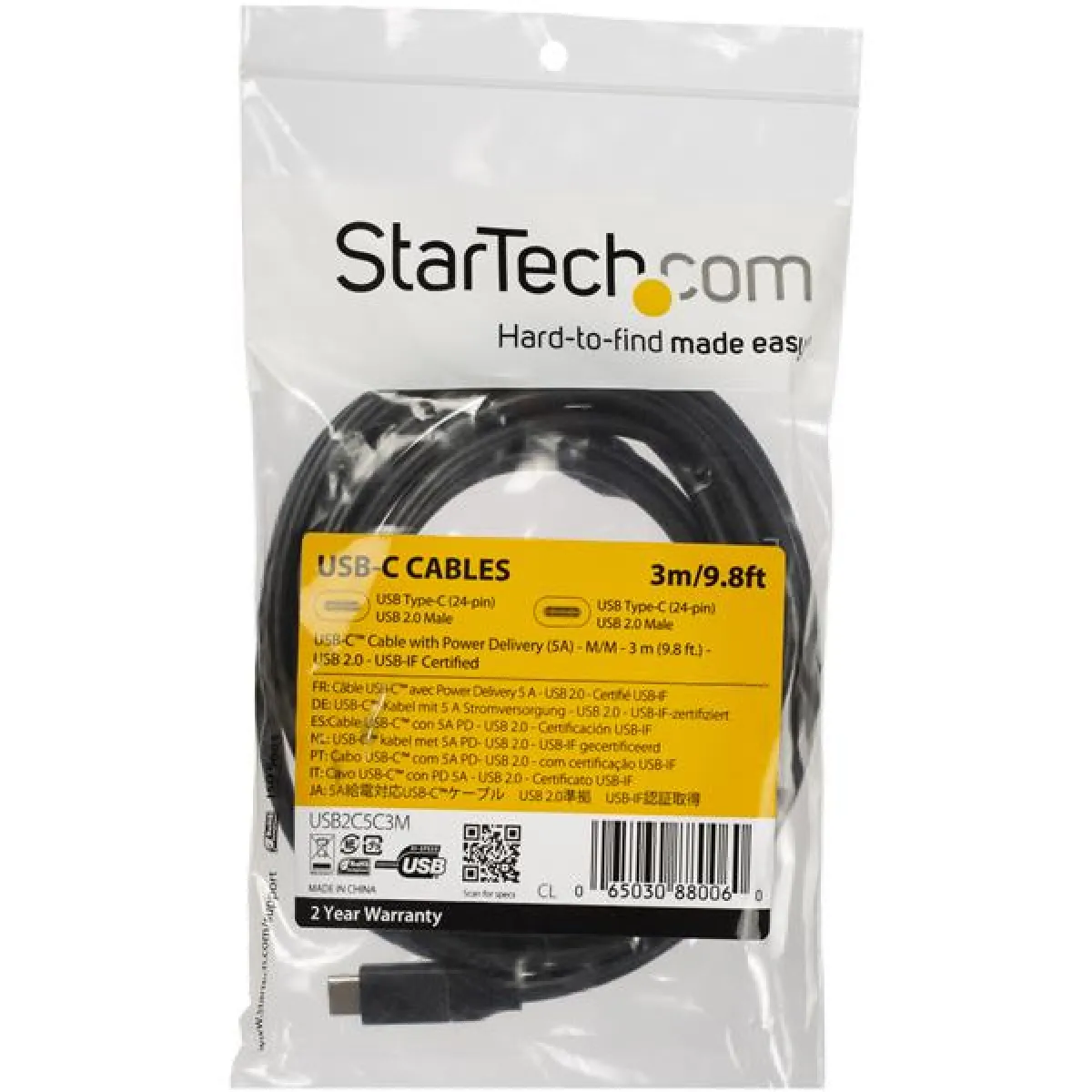 Startech.com Startech Câble Usb-C Vers Usb-C