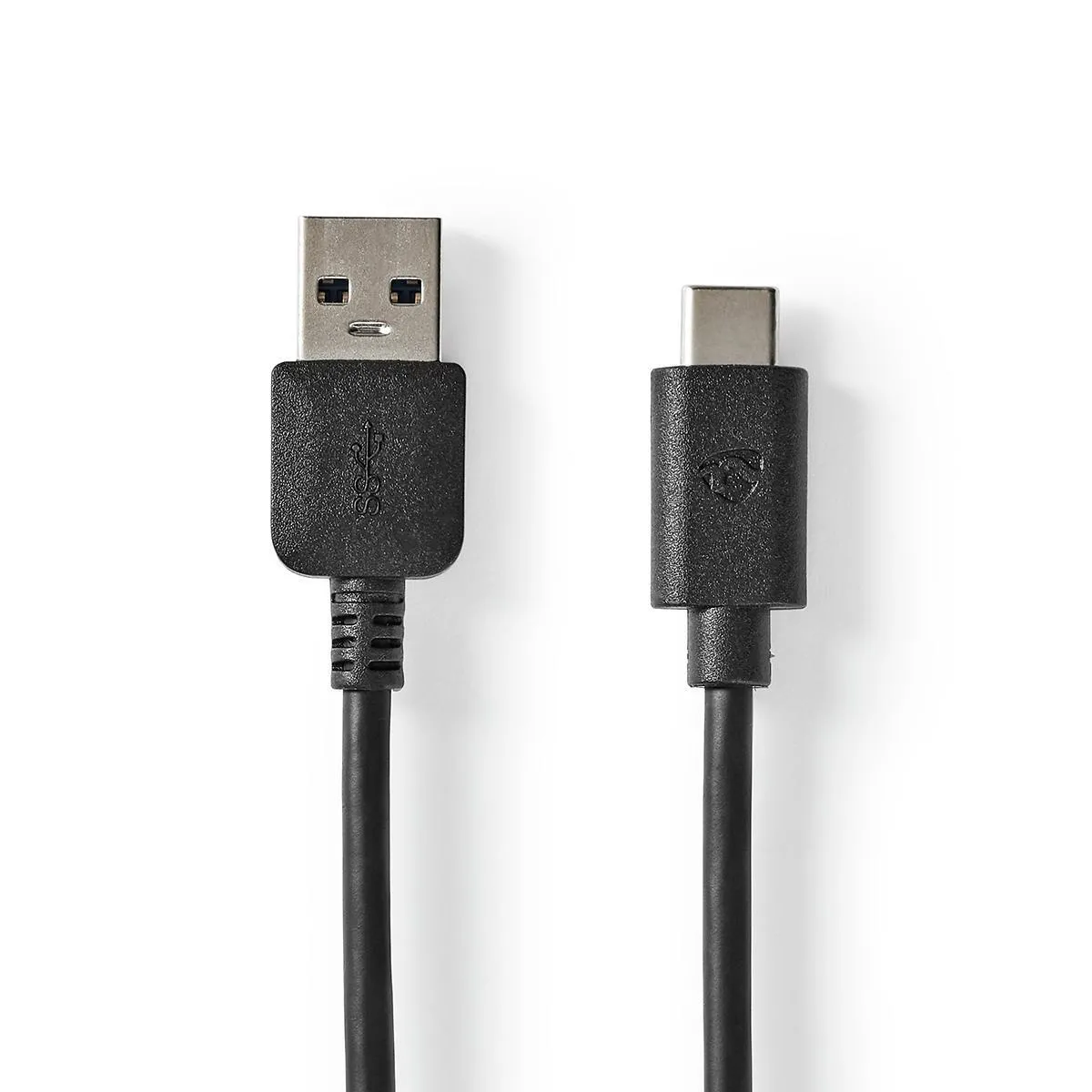 Nedis Noir Ccgw61600bk20 Câble Usb Usb 3.2 Gen 1 (3.1 Gen 1) 2 M Usb A Usb C - Neuf - Image 2