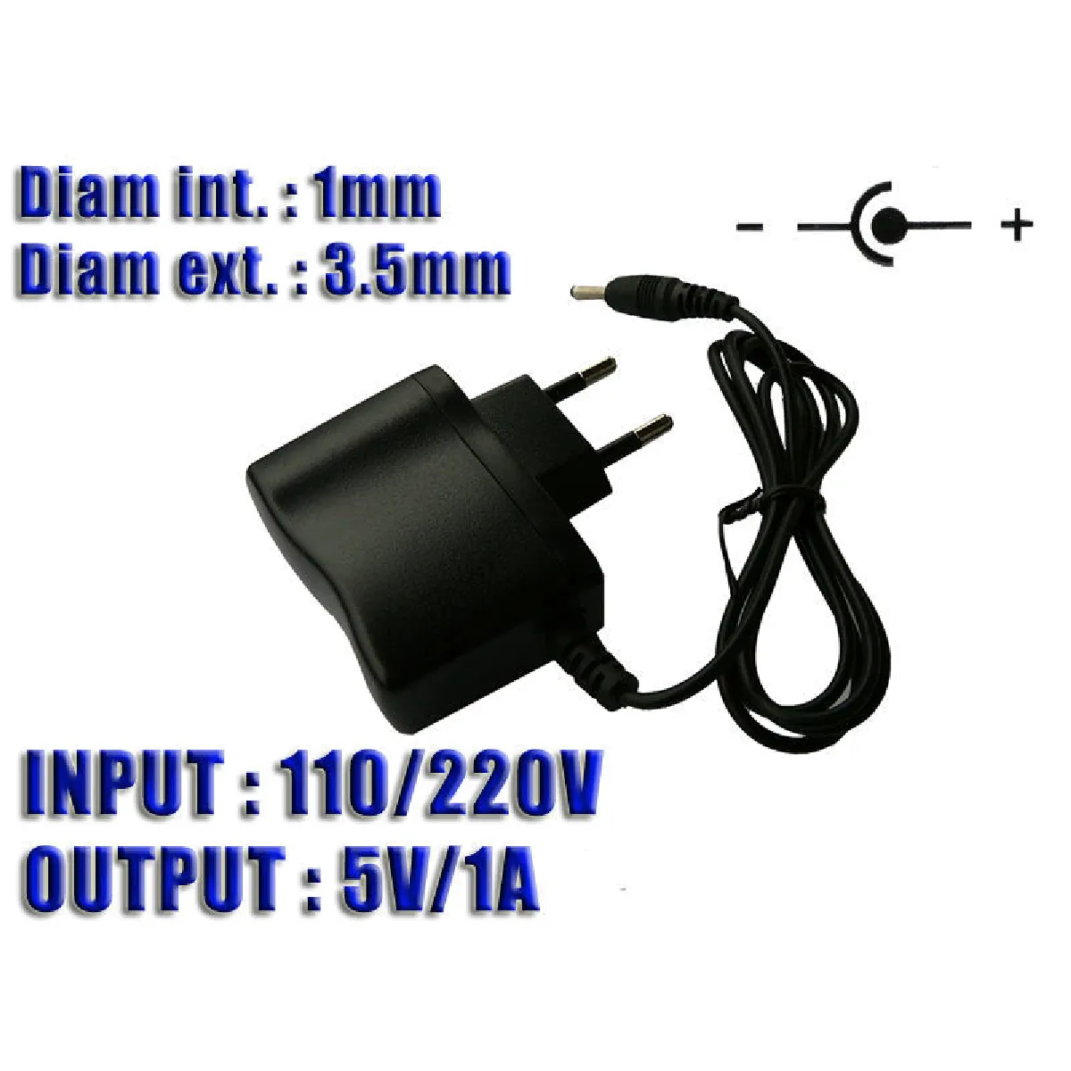 Kalea-Informatique Adaptateur Secteur Universel - 5 V - 1 A