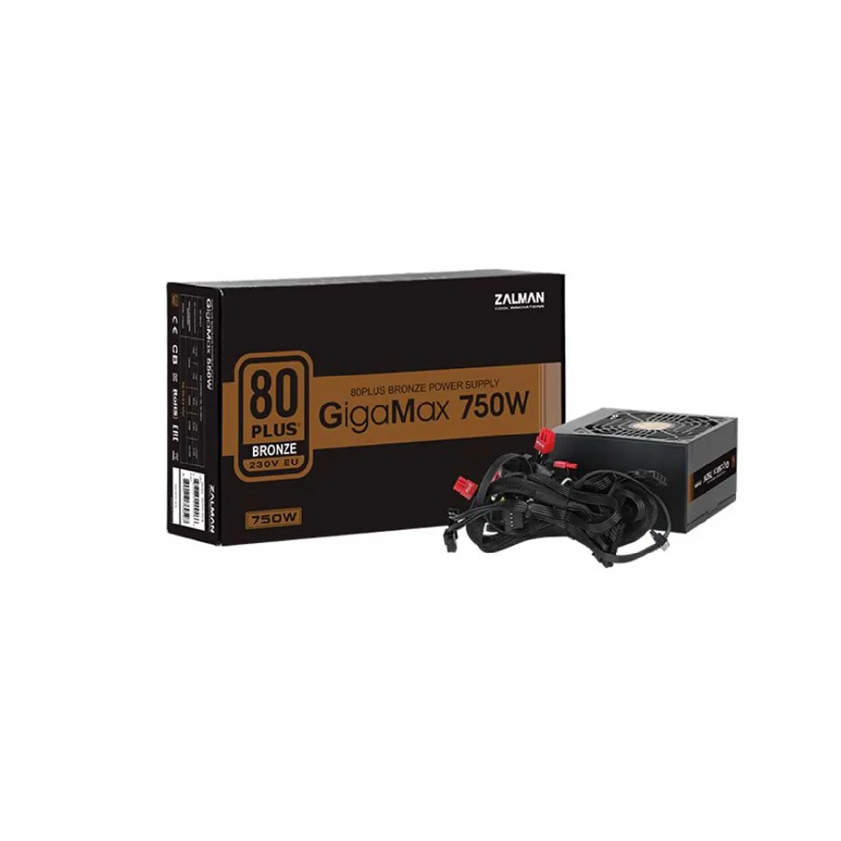 ZALMAN GigaMax 750W 80 Plus Bronze Non Modular