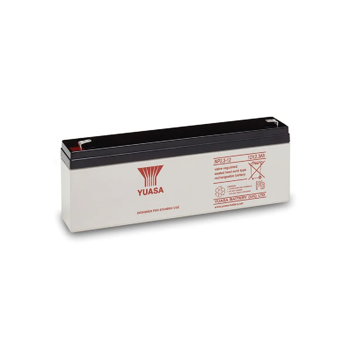 Yuasa NP2.3 12 Batterie Plomb Étanche 12V 2.3Ah