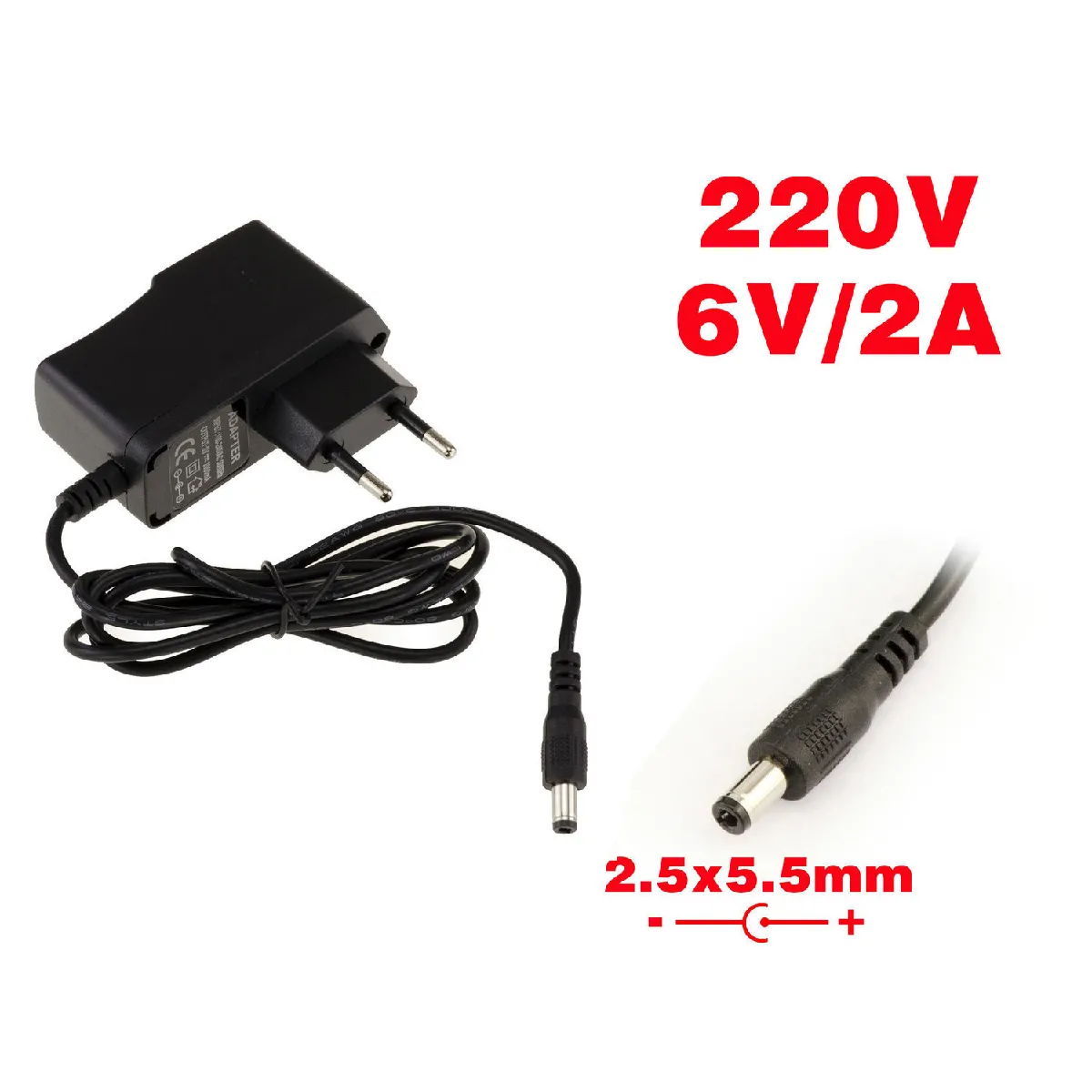 Kalea-Informatique Alimentation Externe 220V Vers 6V