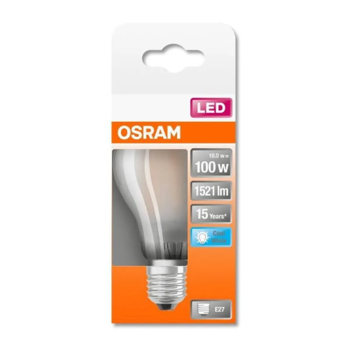 OSRAM Ampoule LED Standard verre dépoli =100 E27 froid - vue 5