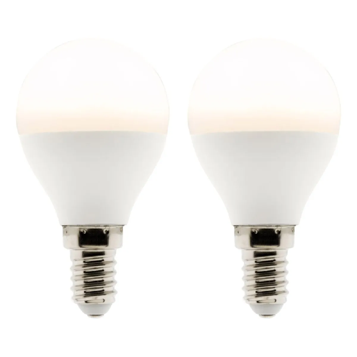Zenitech - Ampoule LED Sphérique - 5W - E14 - 400lm - 2700K - Lot de 2 - Image 3