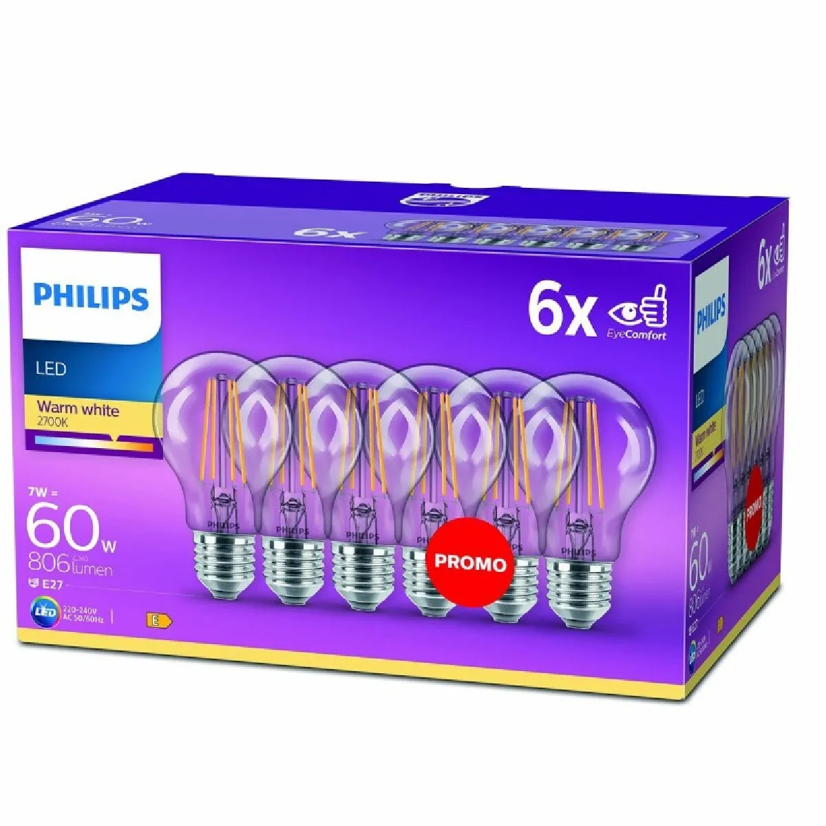 PHILIPS Ampoule LED Bombilla E60