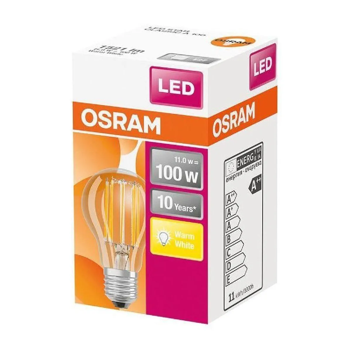 Osram Ampoule LED filament E27