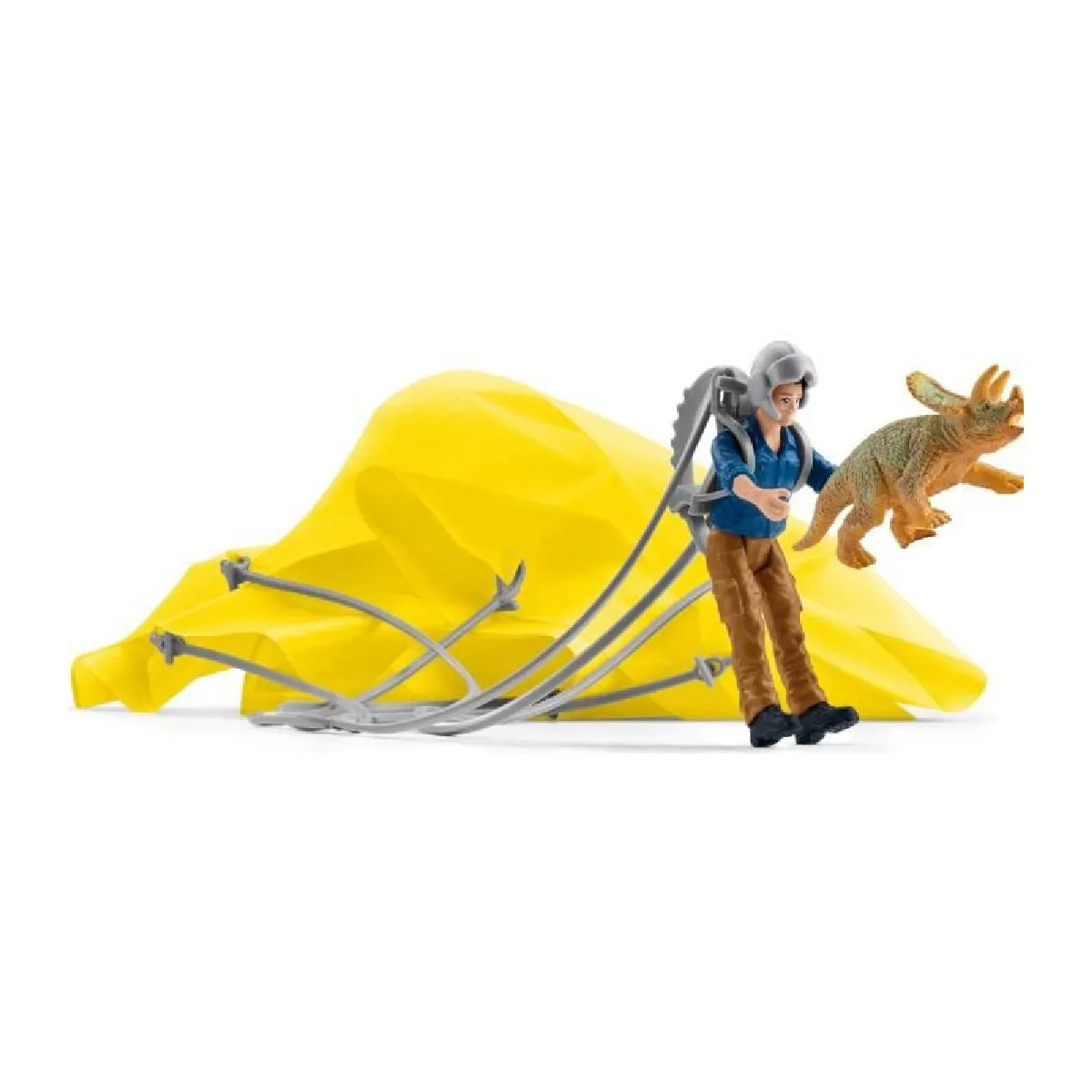 Schleich Coffret Dinosaurs sauvetage en parachute