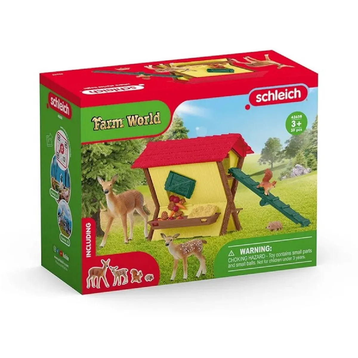 Schleich cabane des animaux de la forêt