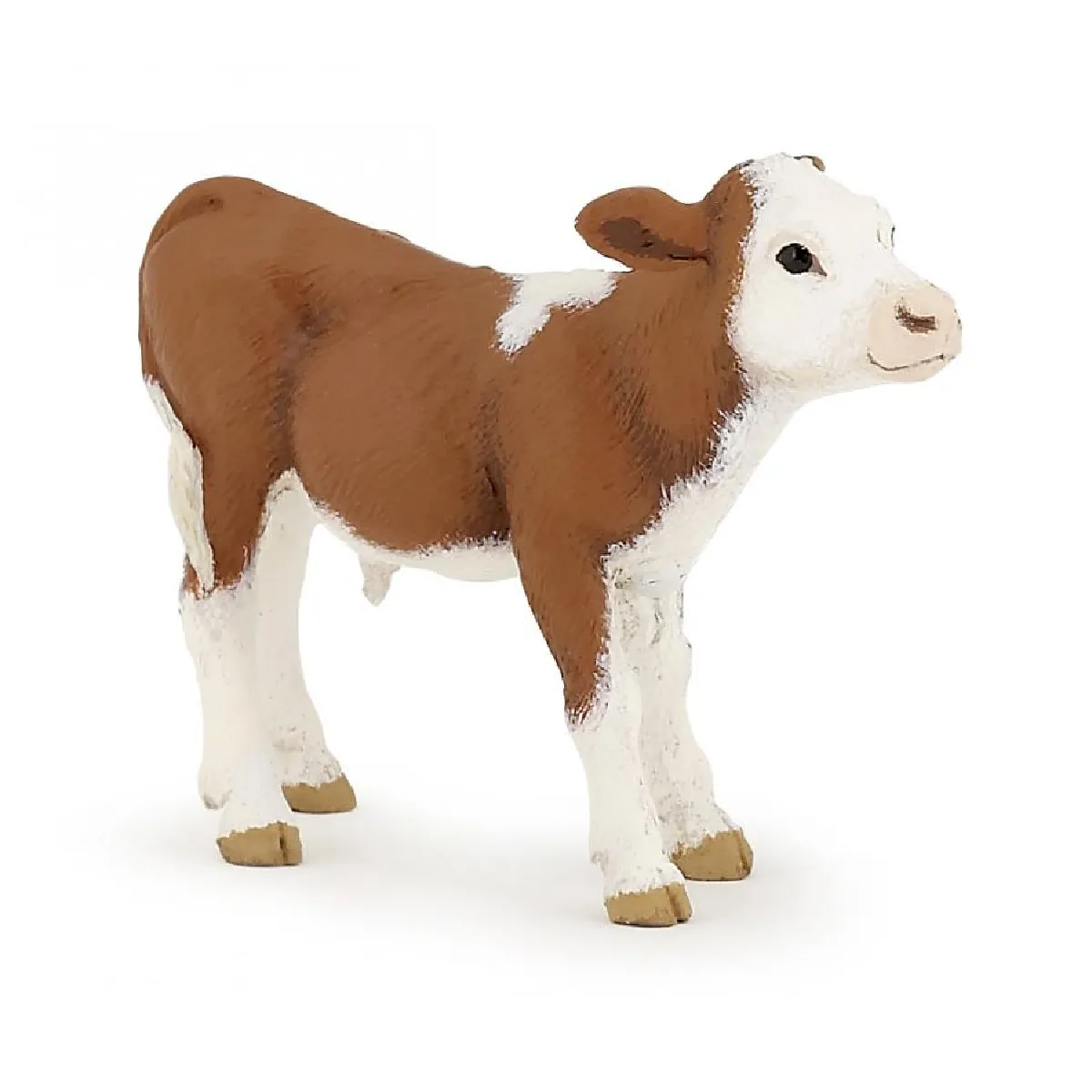 PAPO Figurine vache simmental : veau