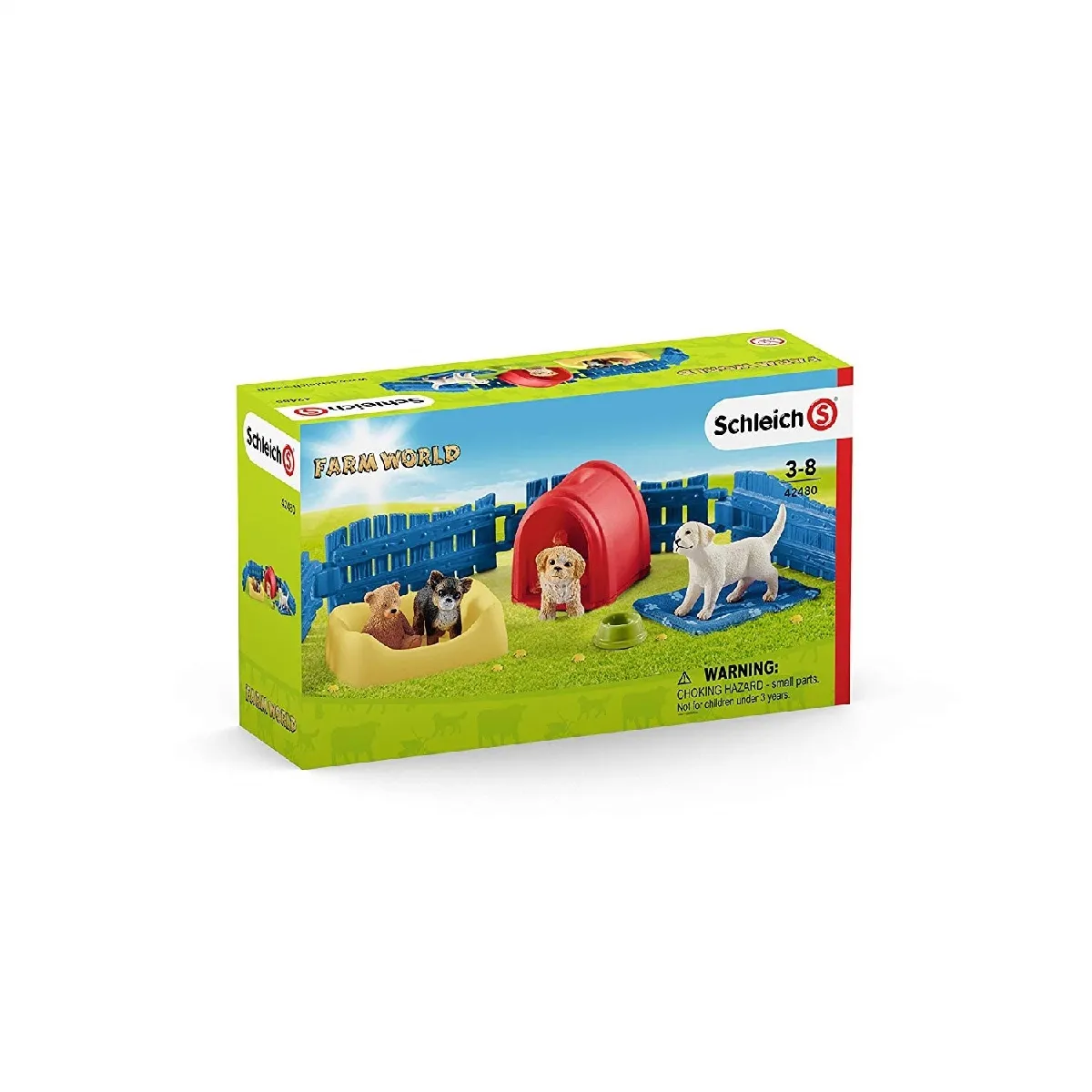 Comparer les prix de Schleich set de figurines enclos à chiots