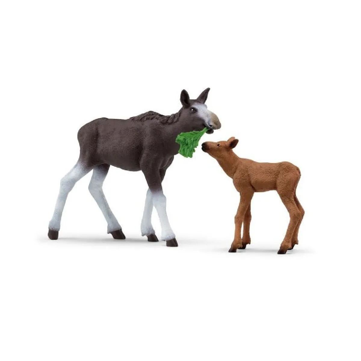 Schleich figurine élan et veau Wild Life