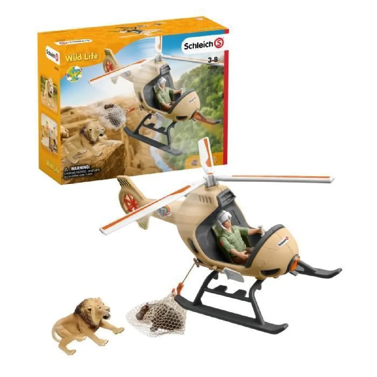 Schleich Hélicoptère De Sauvetage Wild Life