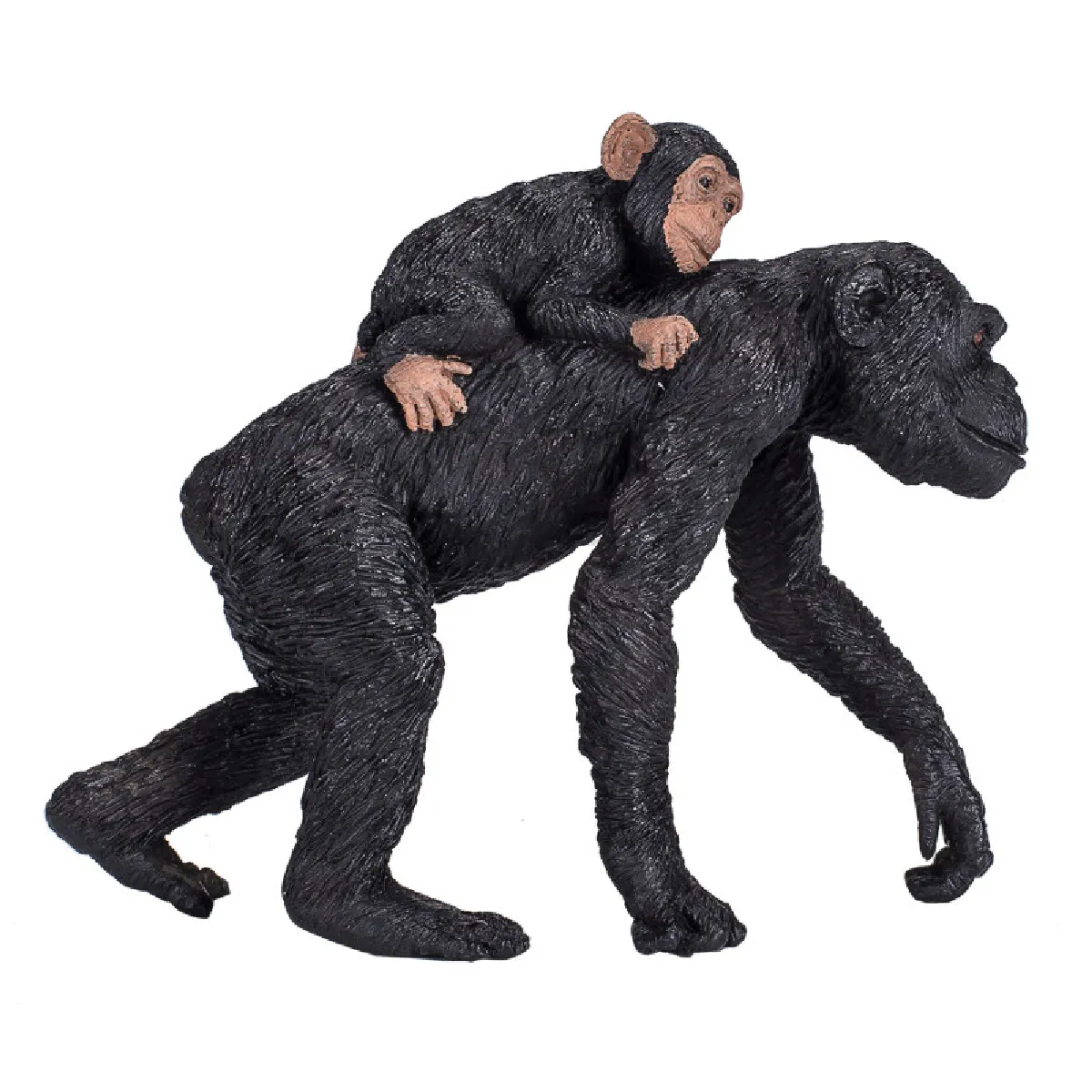 Mojo Figurine chimpanzé avec bébé