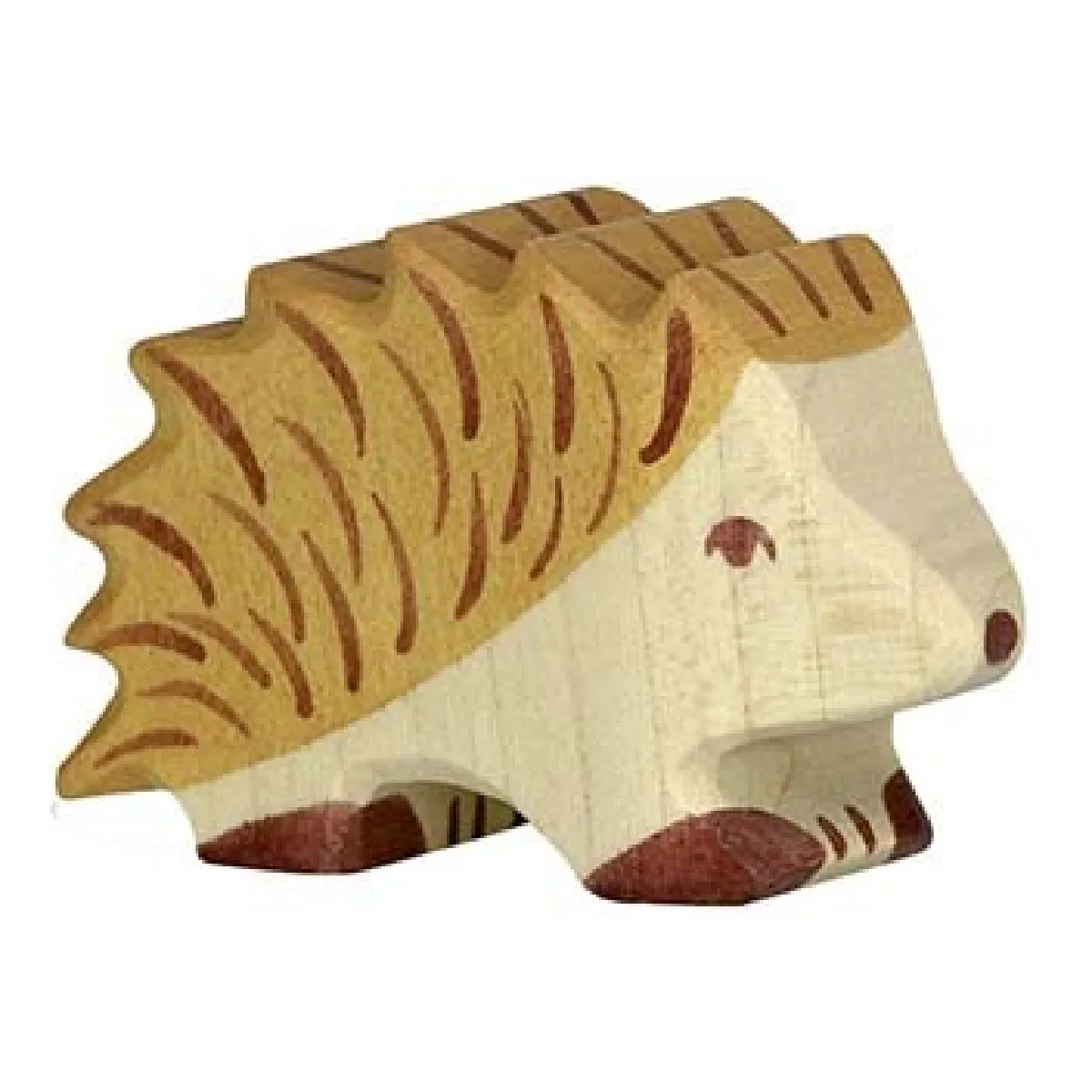 Holztiger Figurine hérisson en bois