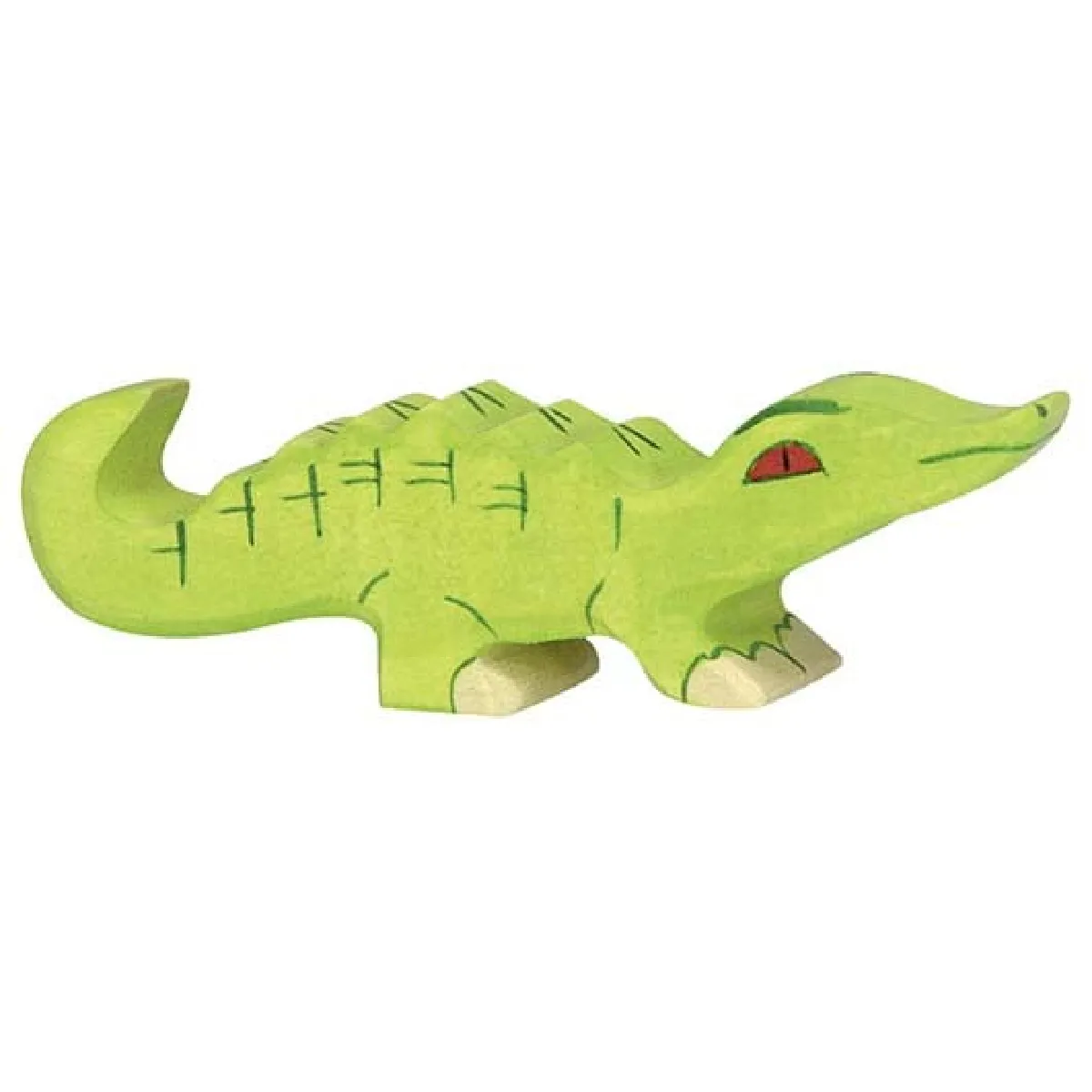Holztiger - Figurine en bois Crocodile bébé - Image 4