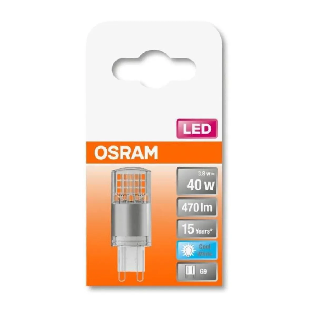 OSRAM Ampoule LED Capsule claire =40 G9 chaud - vue 4