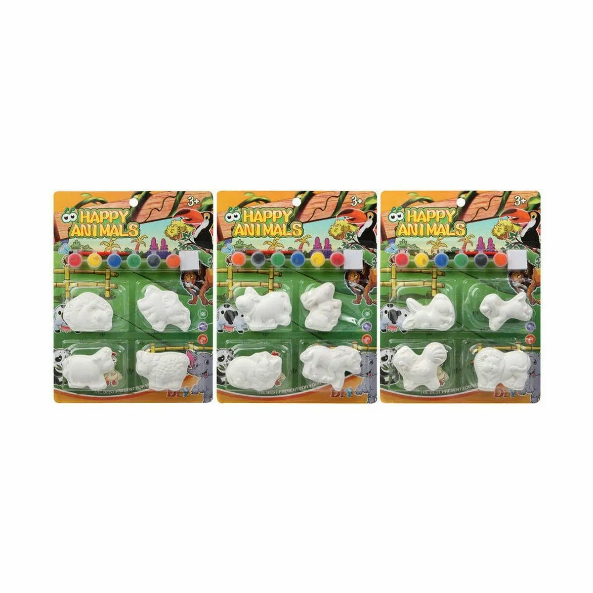 Comparer les prix de Big buy Figurines d’animaux à colorier