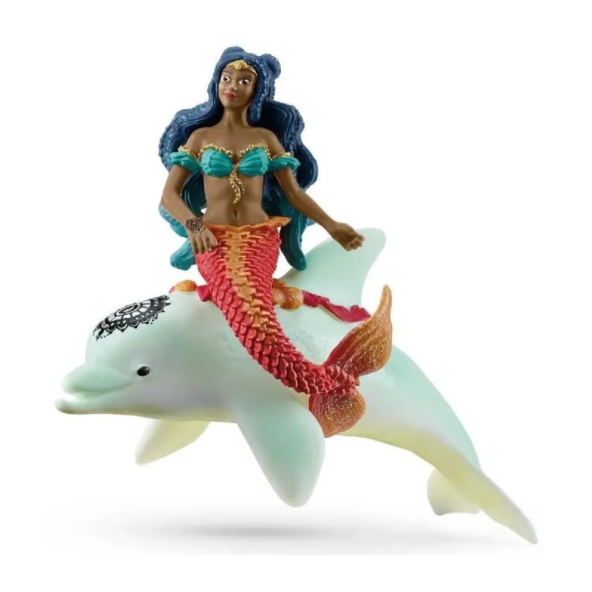 Comparer les prix de Schleich figurine Isabelle et dauphin