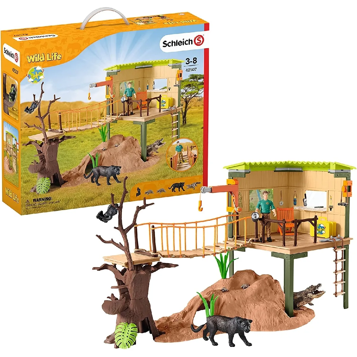 Comparer les prix de Schleich station d’aventures Wild Life