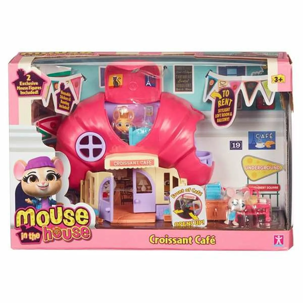 Comparer les prix de Bandai playset Mouse in the House Croissant Café