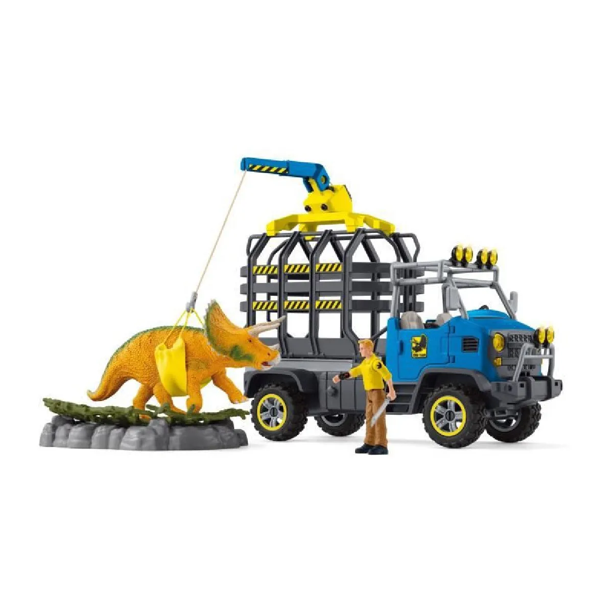 Comparer les prix de Schleich set dinosaures mission de transport