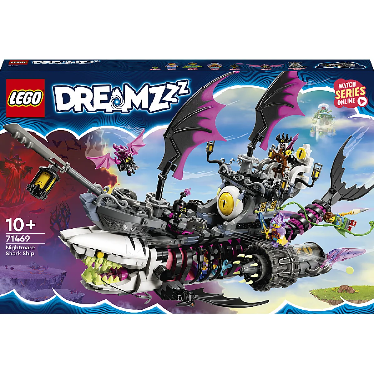 LEGO Dreamzzz 71469 Le vaisseau requin des cauchemars