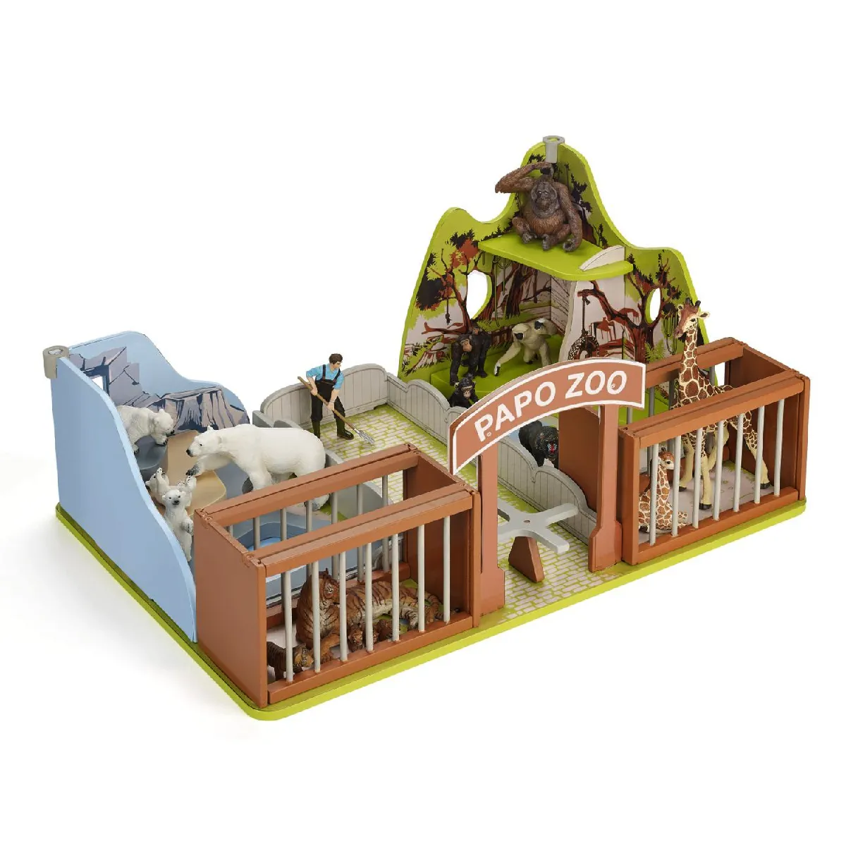 Comparer les prix de Papo playset zoo pour figurines