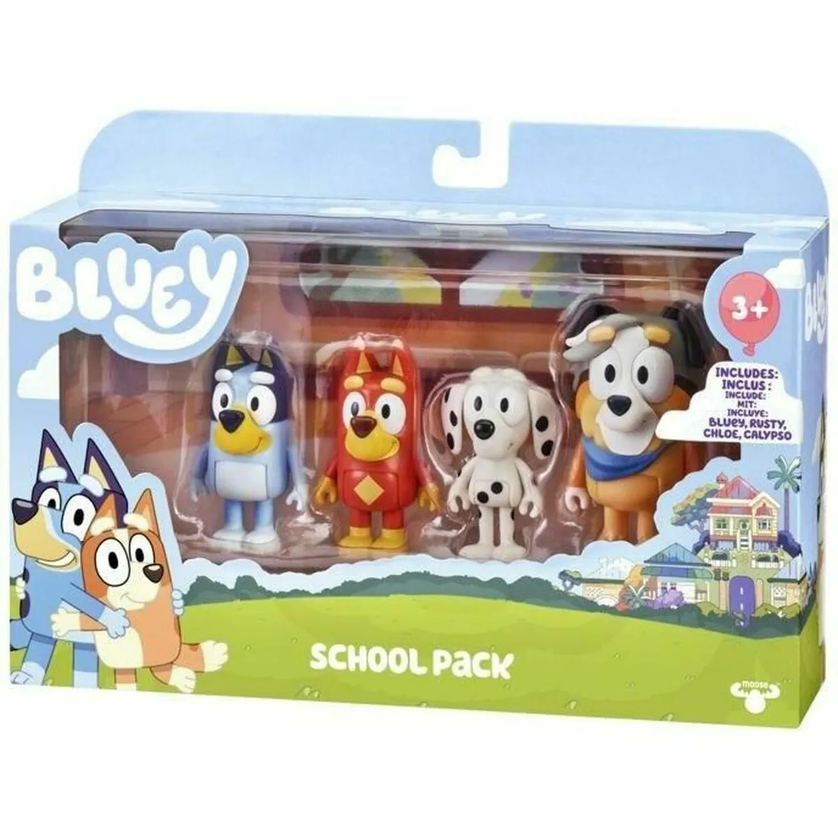 Comparer les prix de Moose toys figurine animaux Bluey école