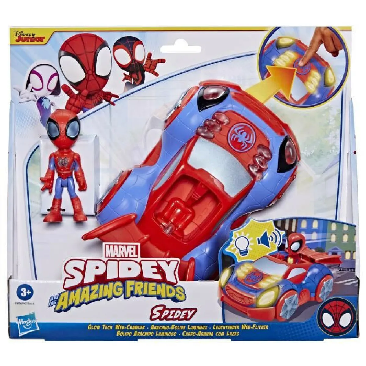 Comparer les prix de Hasbro véhicule Spidey lumineux avec figurine