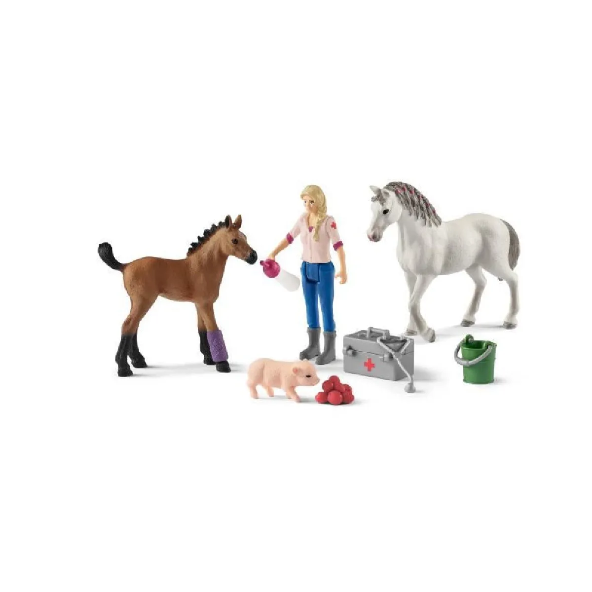 Comparer les prix de Schleich set de figurines vétérinaire