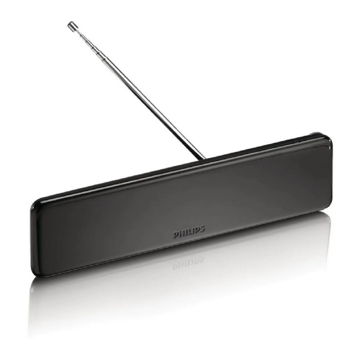 Philips Noir Antenne Design Plat - 38 Db - Tnt Hd