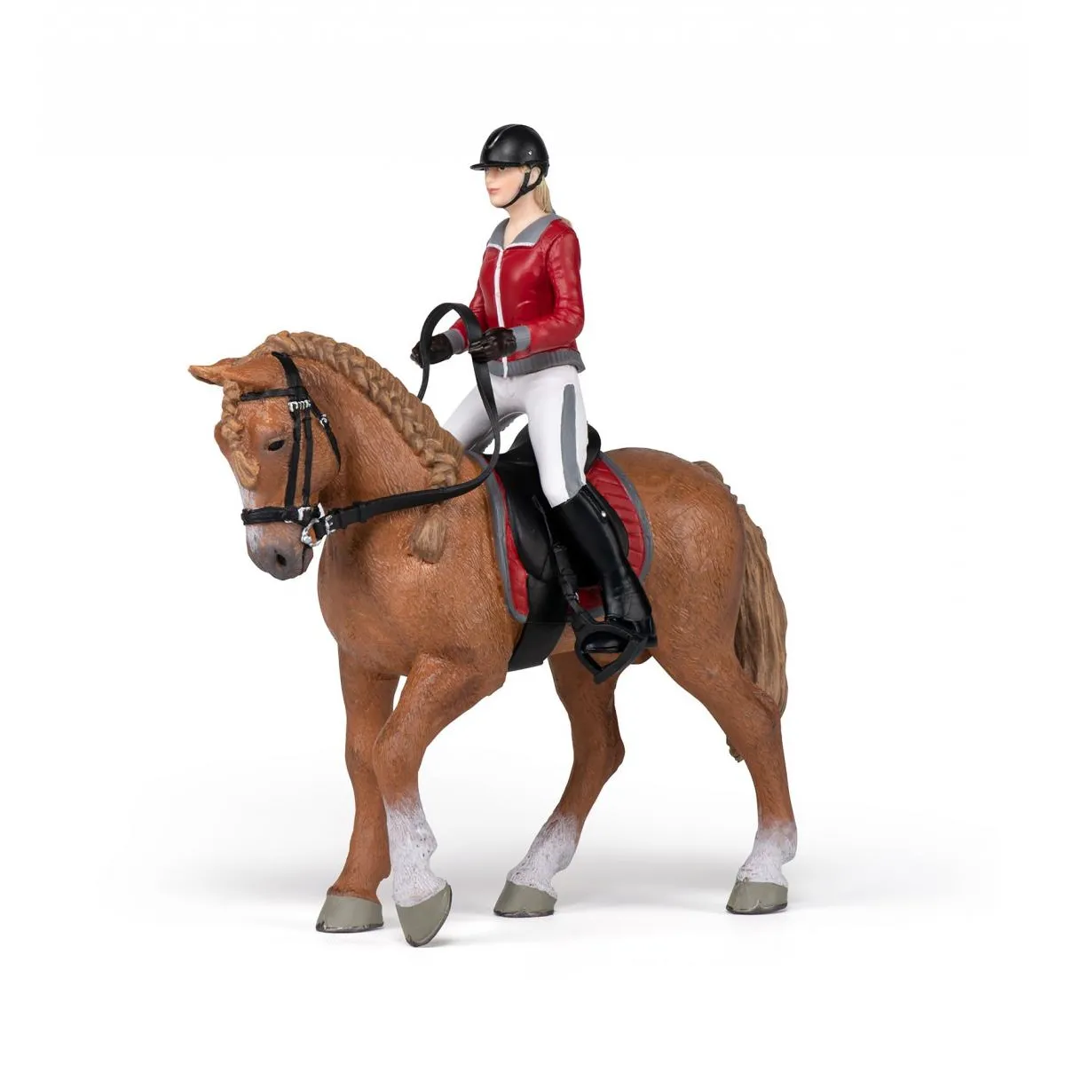 Papo Figurine Cheval Et Cavalière