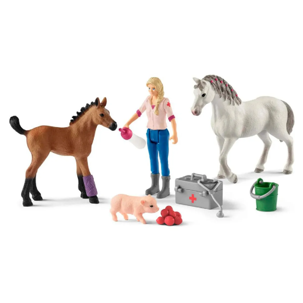 Schleich set vétérinaire Farm World