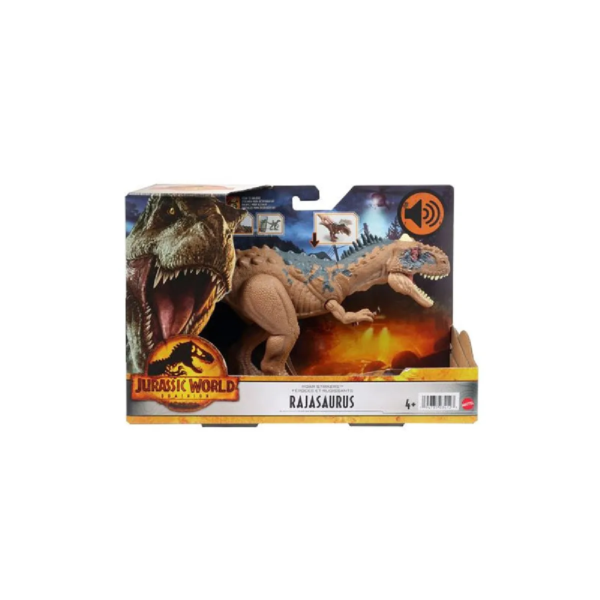 JURASSIC WORLD  Figurine Rajasaurus sonore articul&eacute;e
