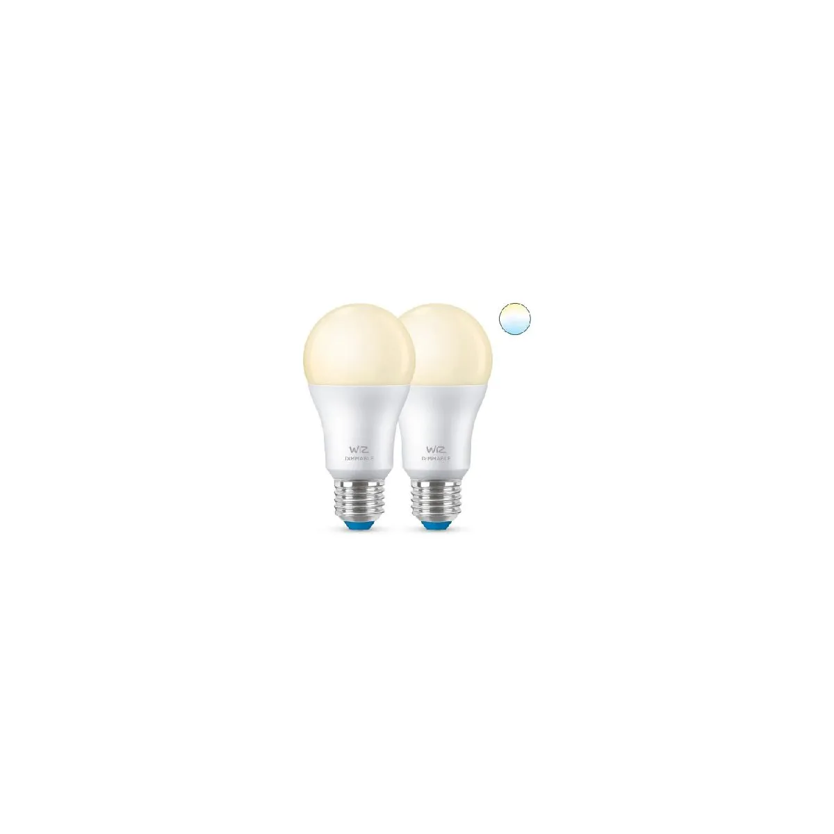 Wiz Wi Fi 2x A60 Bulb E27 Soft Smart Home - vue 2