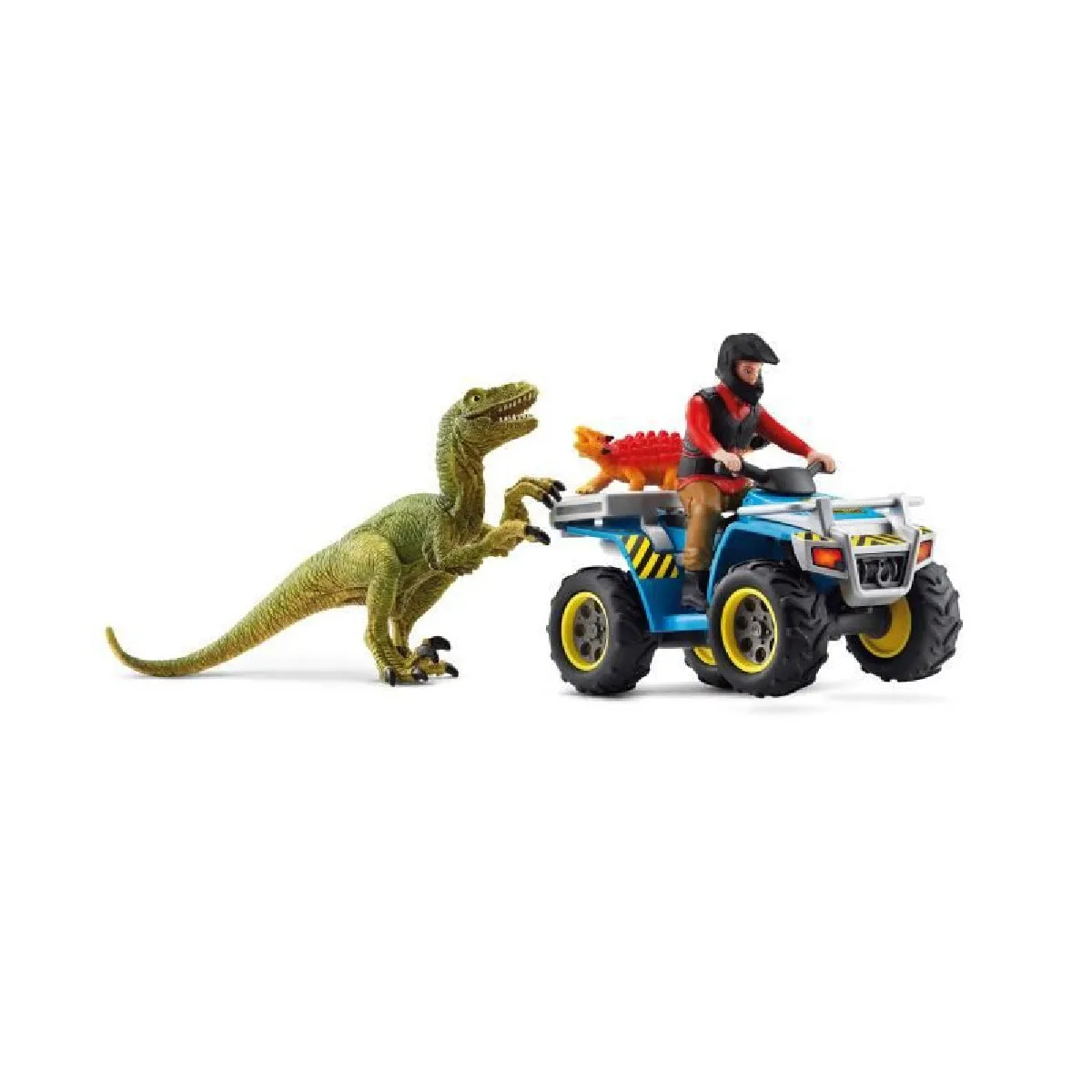 Comparer les prix de Schleich Playset dinosaures avec quad